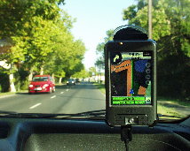 M�holdas helymeghat�roz� (GPS) g�pkocsiban (FizFot� 0694)
